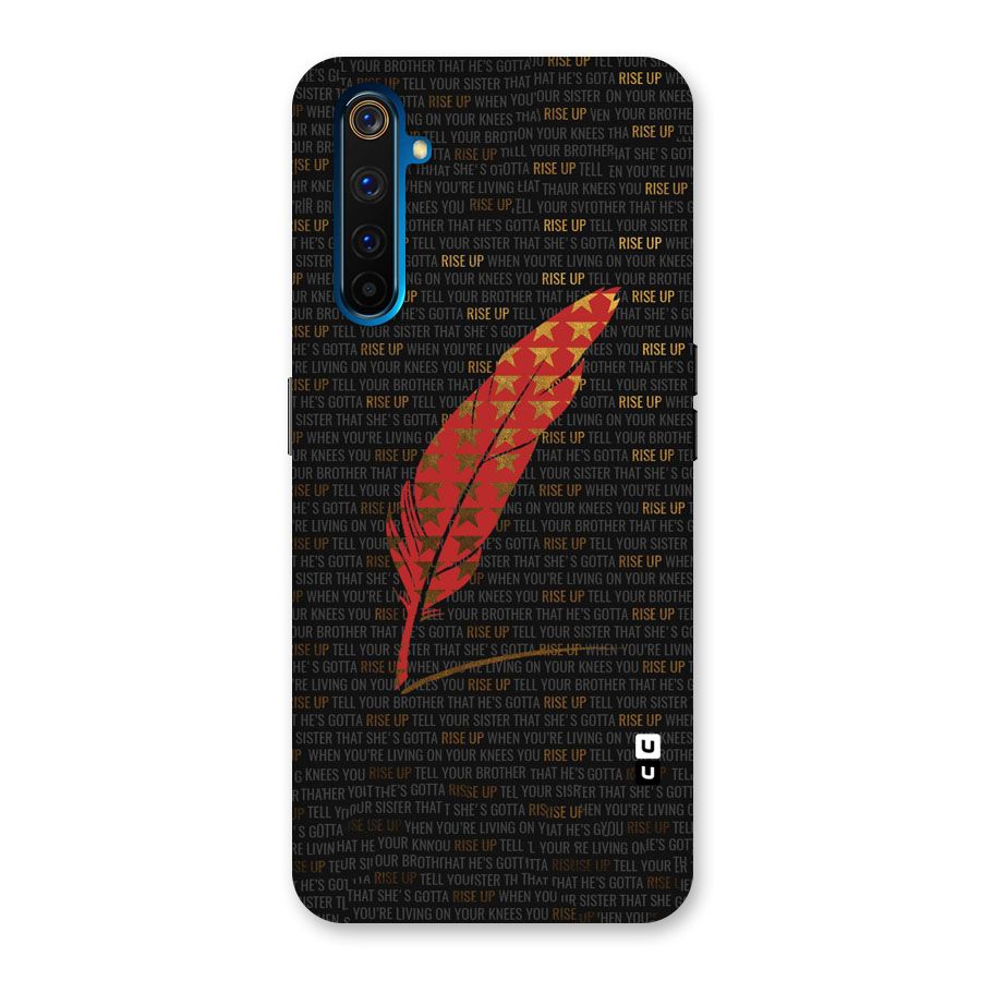Rise Up Feather Back Case for Realme 6 Pro