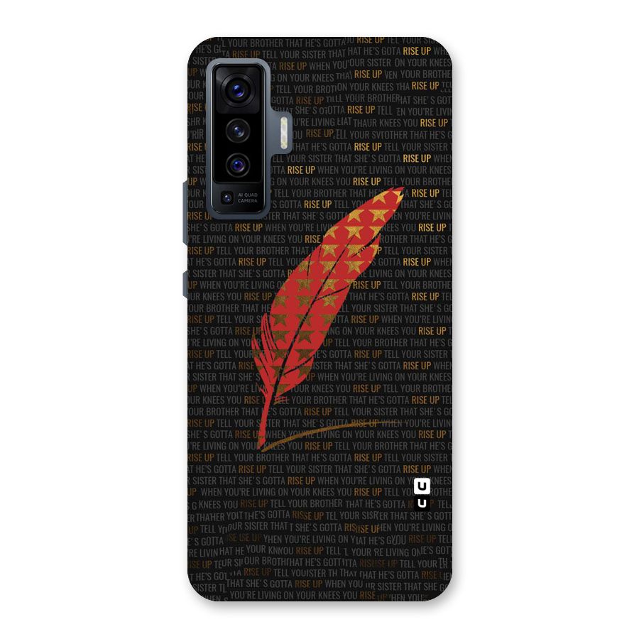 Rise Up Feather Back Case for Vivo X50