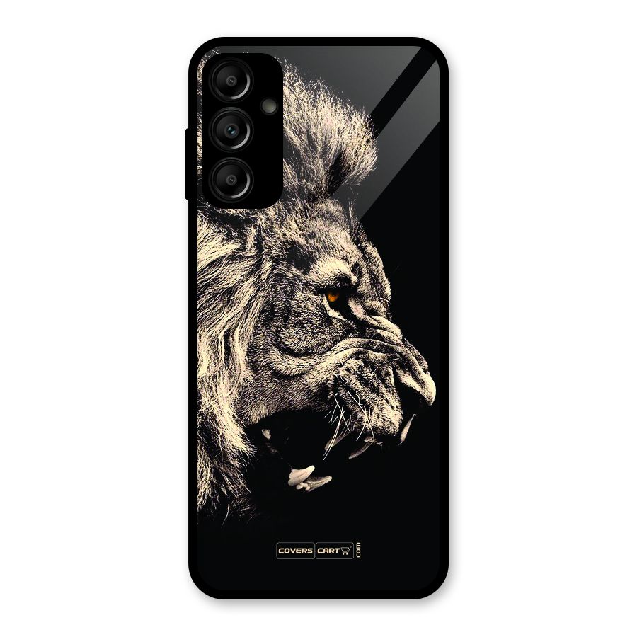 Roaring Lion Glass Back Case for Galaxy A14 5G
