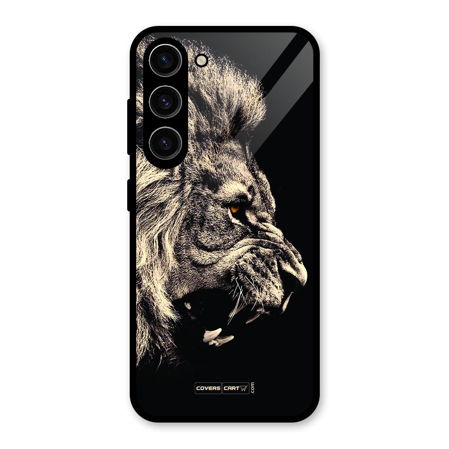 Roaring Lion Glass Back Case for Galaxy S23
