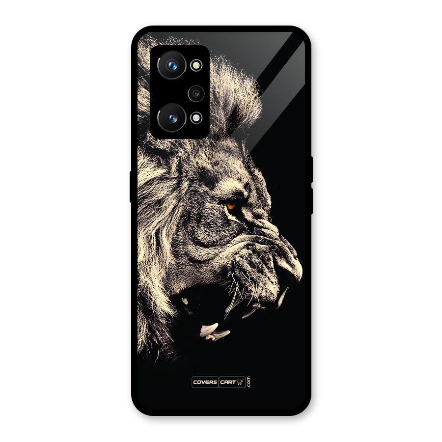 Roaring Lion Glass Back Case for Realme GT Neo 3T