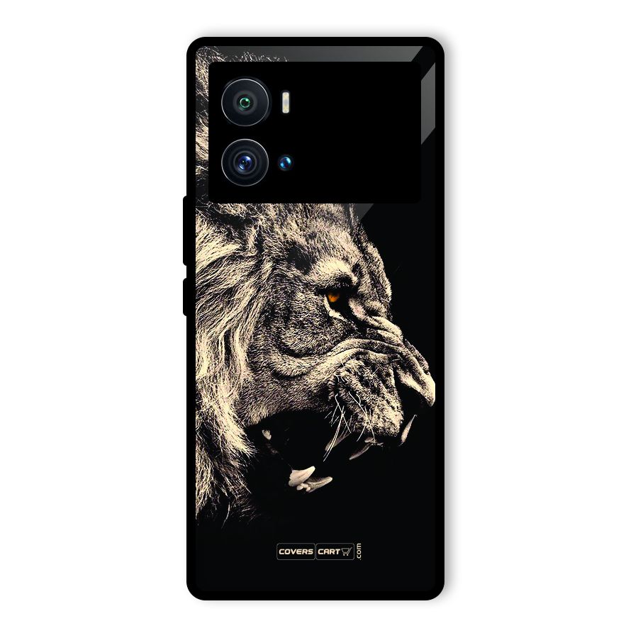 Roaring Lion Glass Back Case for Vivo iQOO 9 Pro