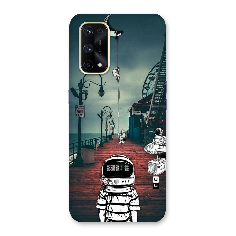 Robotic Design Glass Back Case for Realme X7 Pro