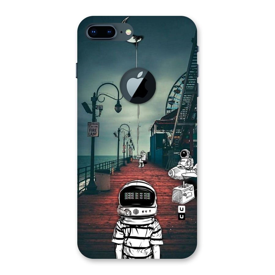 Robotic Design Back Case for iPhone 7 Plus Logo Cut