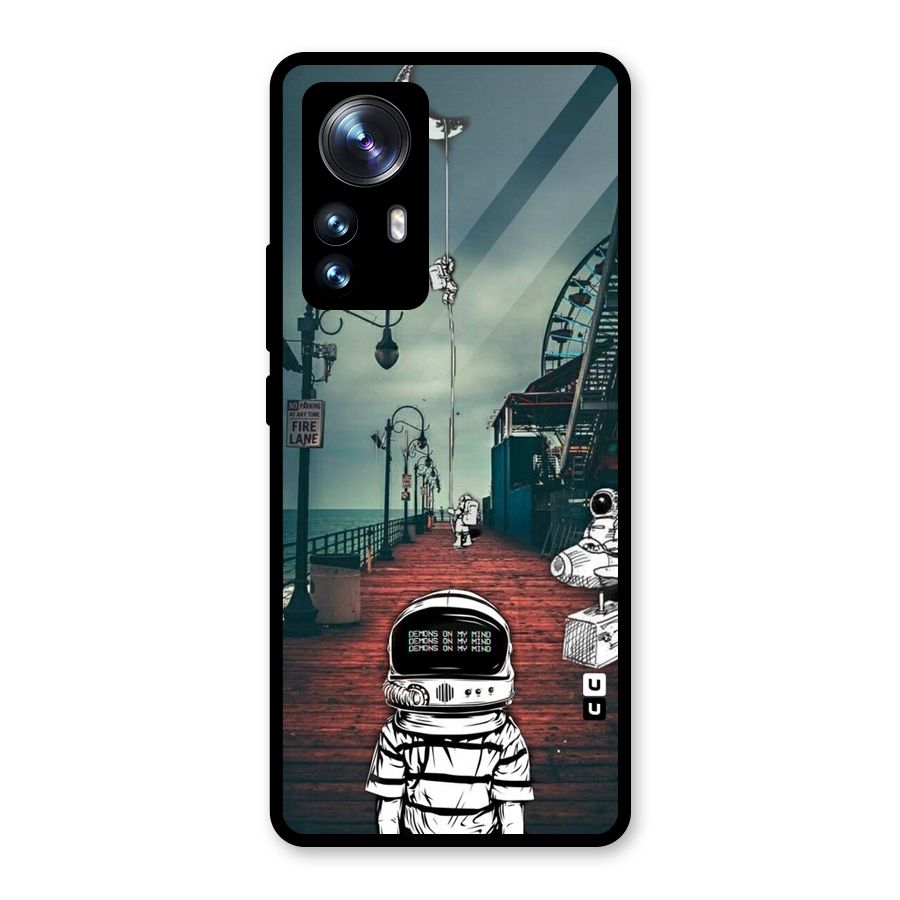 Robotic Design Glass Back Case for Xiaomi 12 Pro
