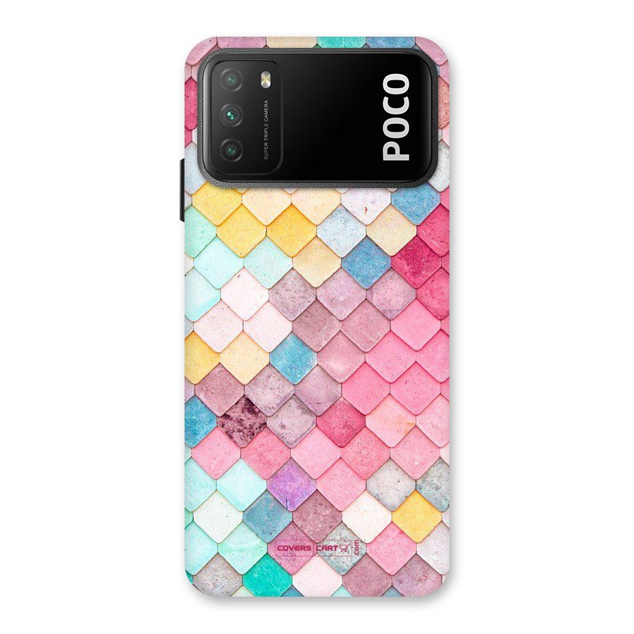 Rocks Pattern Design Back Case for Poco M3