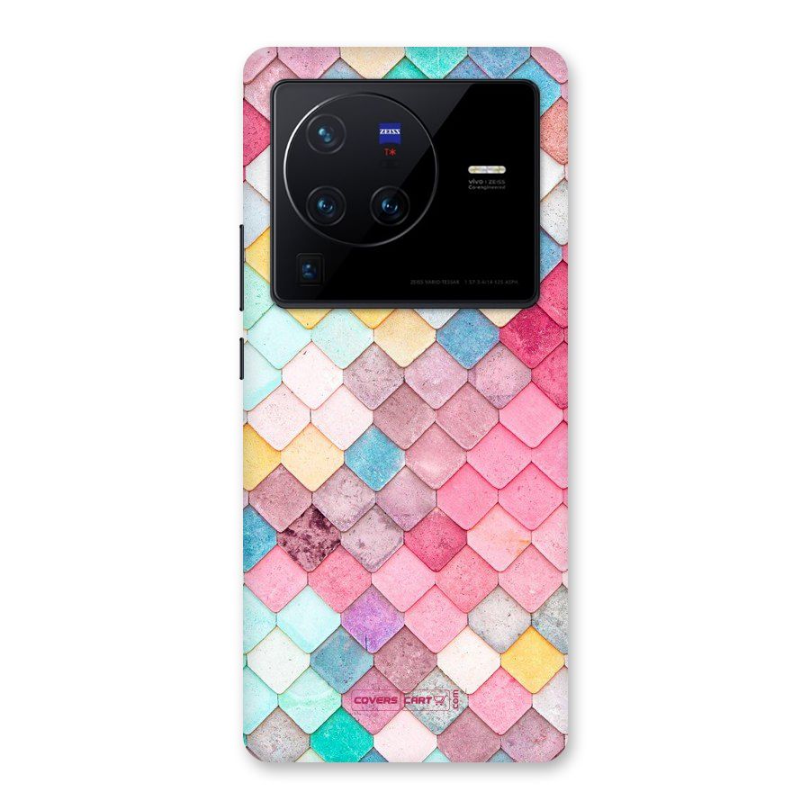 Rocks Pattern Design Back Case for Vivo X80 Pro