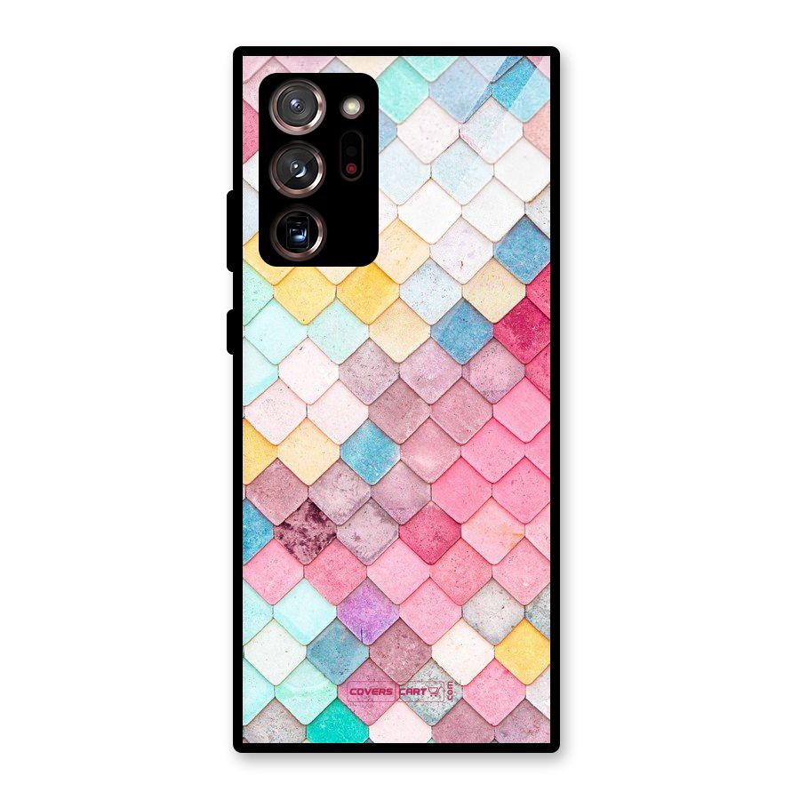 Rocks Pattern Design Glass Back Case for Galaxy Note 20 Ultra