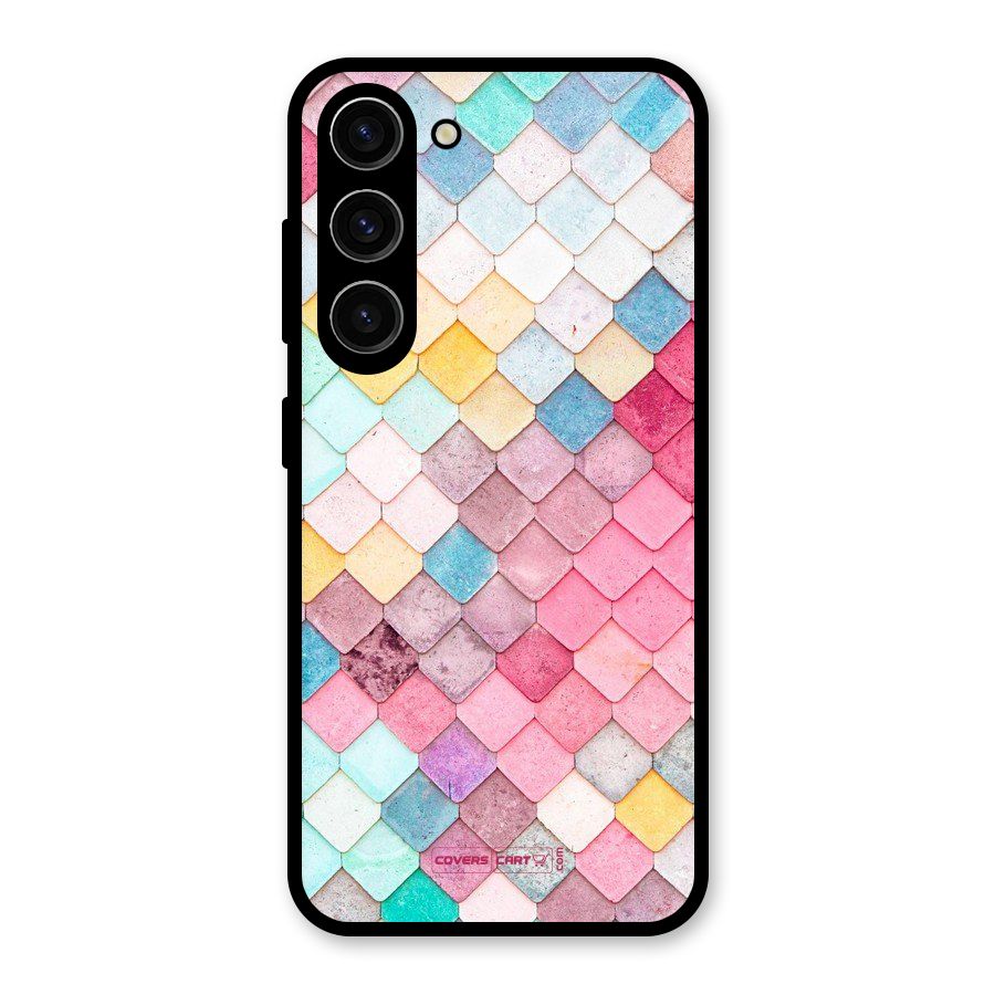 Rocks Pattern Design Glass Back Case for Galaxy S23