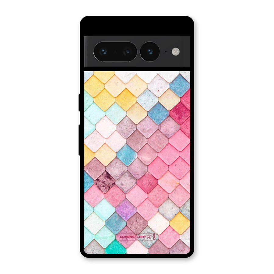 Rocks Pattern Design Glass Back Case for Google Pixel 7 Pro