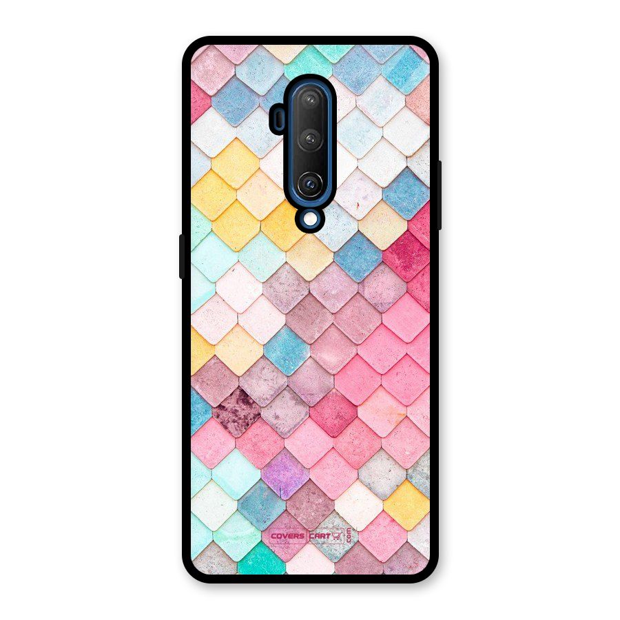 Rocks Pattern Design Glass Back Case for OnePlus 7T Pro