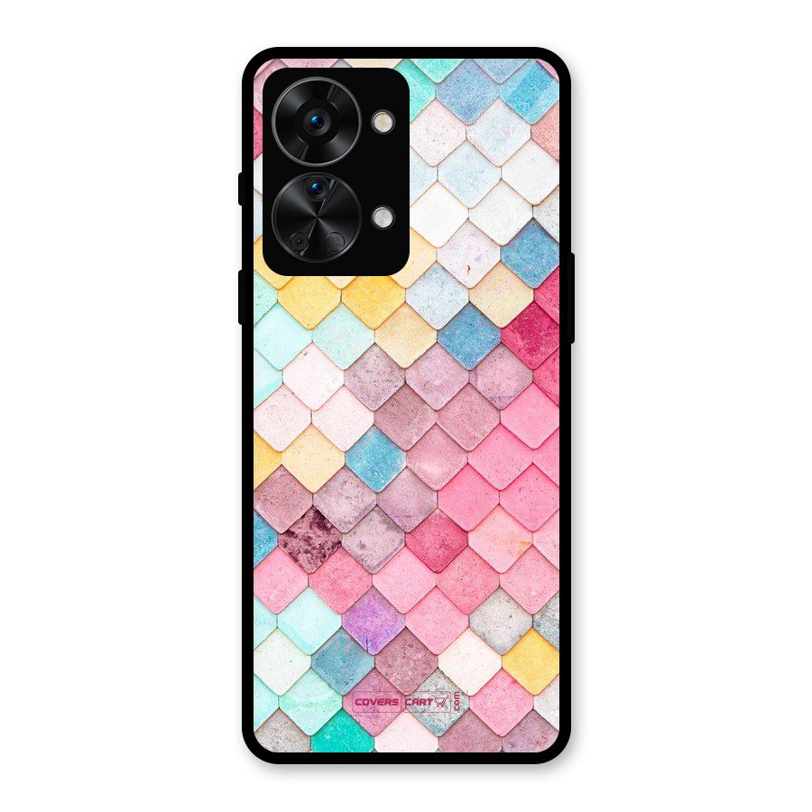 Rocks Pattern Design Glass Back Case for OnePlus Nord 2T