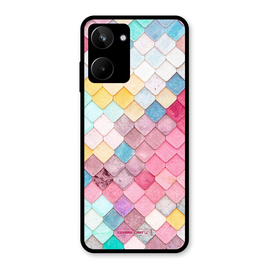 Rocks Pattern Design Glass Back Case for Realme 10