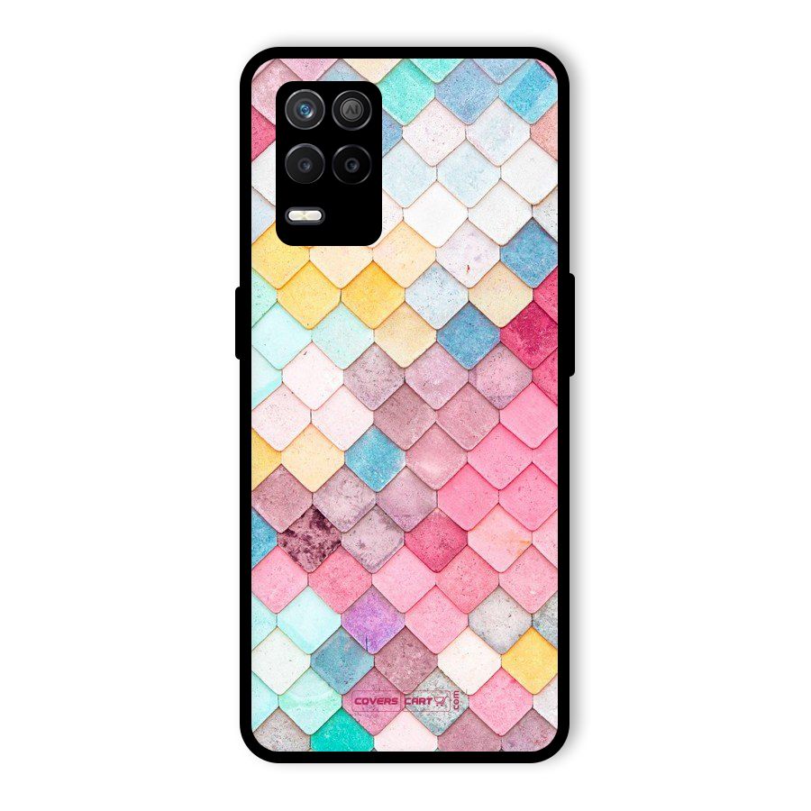 Rocks Pattern Design Glass Back Case for Realme 9 5G