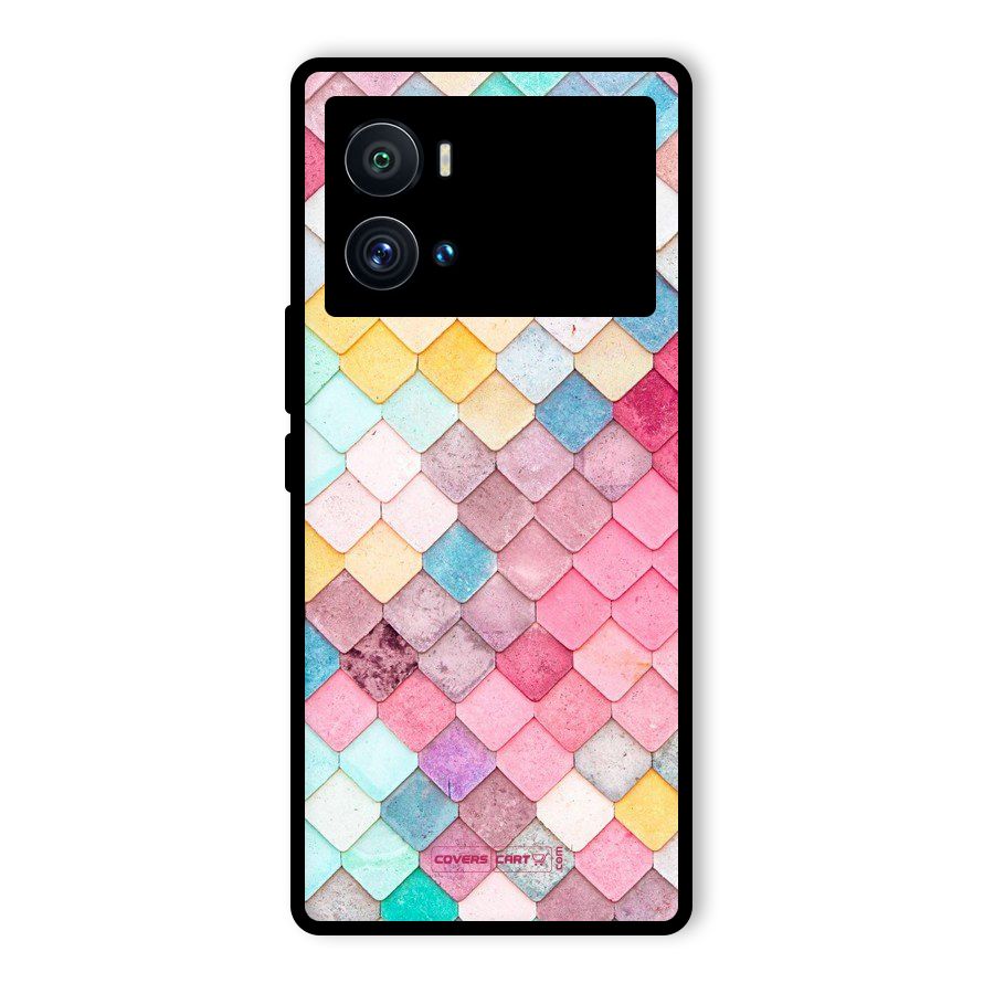 Rocks Pattern Design Glass Back Case for Vivo iQOO 9 Pro