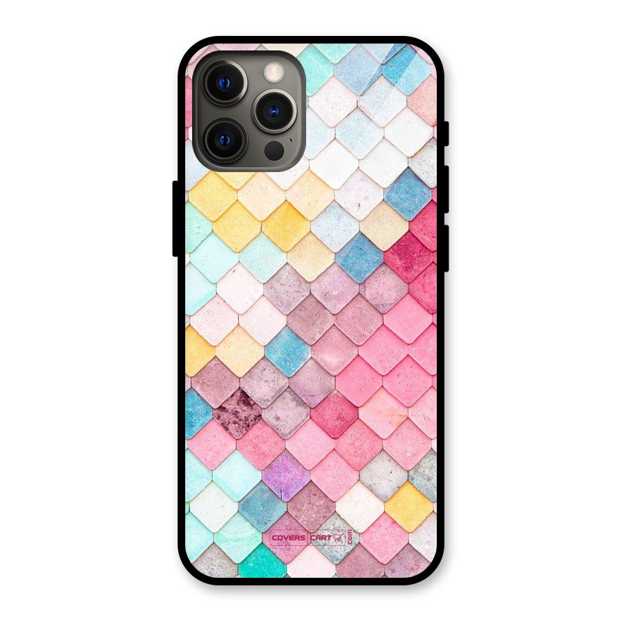 Rocks Pattern Design Glass Back Case for iPhone 12 Pro Max