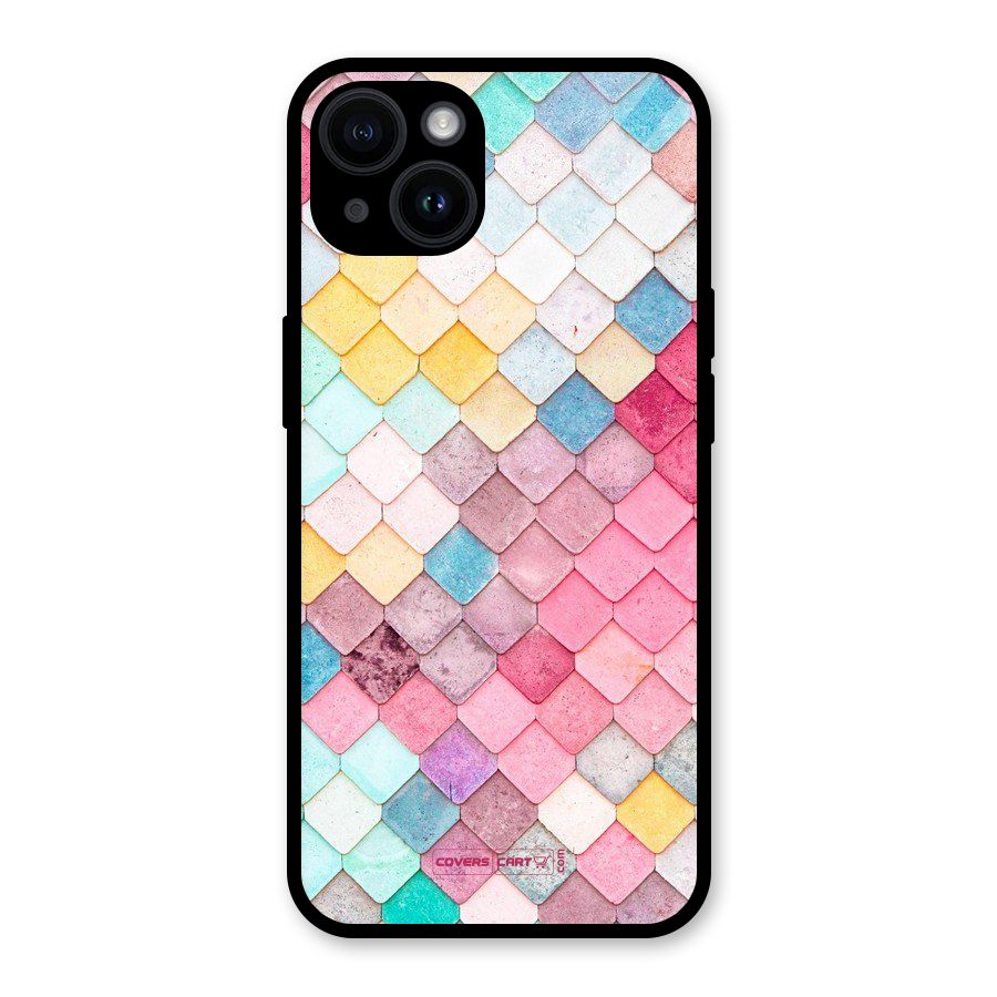 Rocks Pattern Design Glass Back Case for iPhone 14