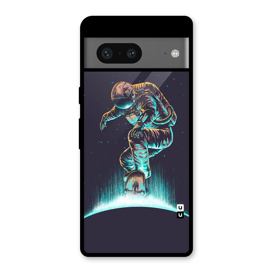 Rolling Spaceman Glass Back Case for Google Pixel 7