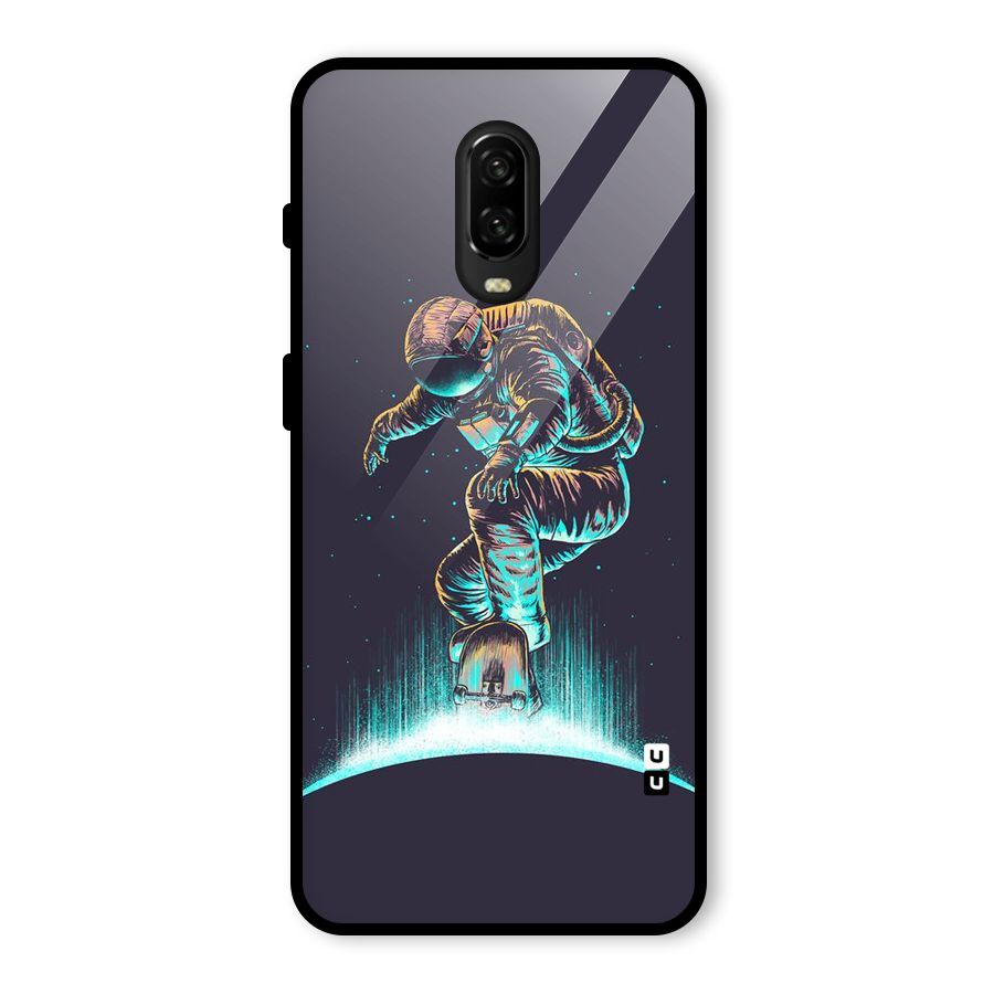 Rolling Spaceman Glass Back Case for OnePlus 6T