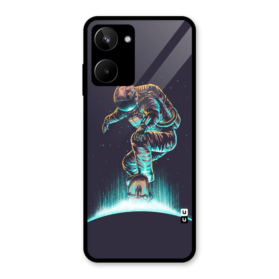 Rolling Spaceman Glass Back Case for Realme 10