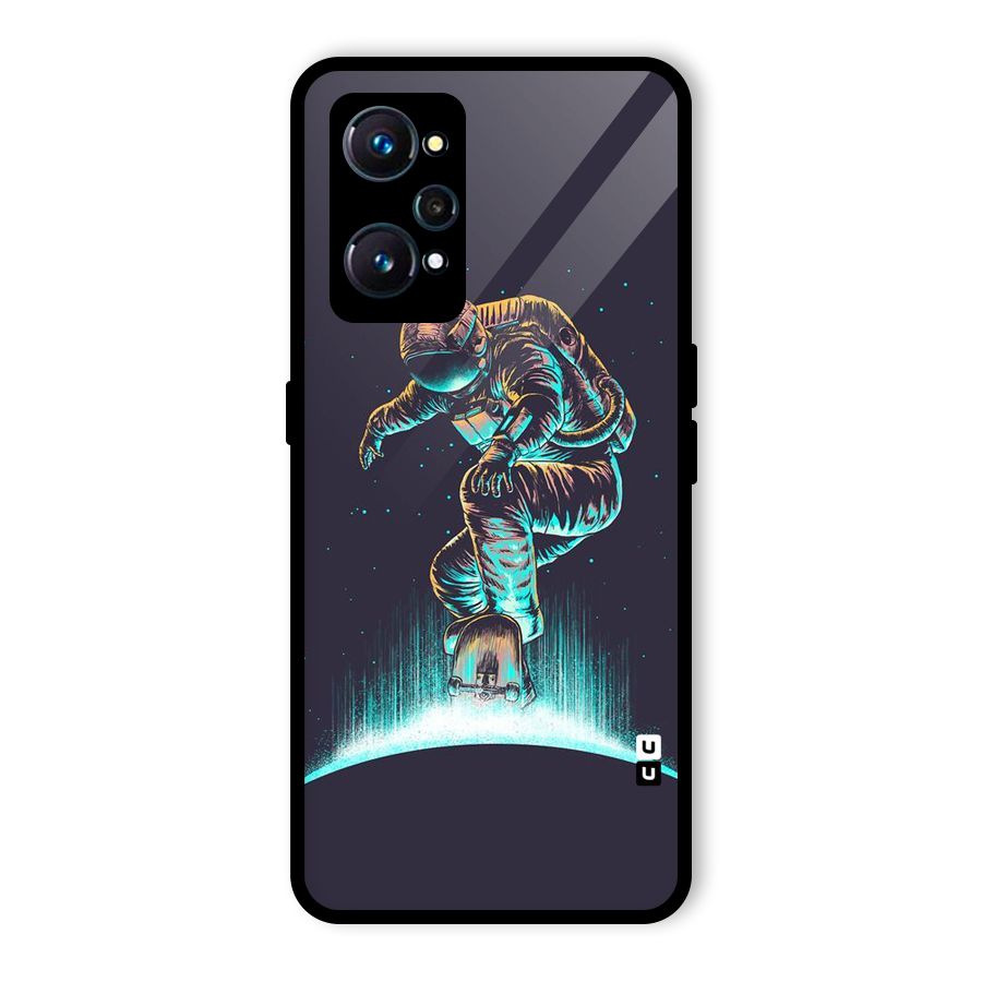 Rolling Spaceman Glass Back Case for Realme GT 2