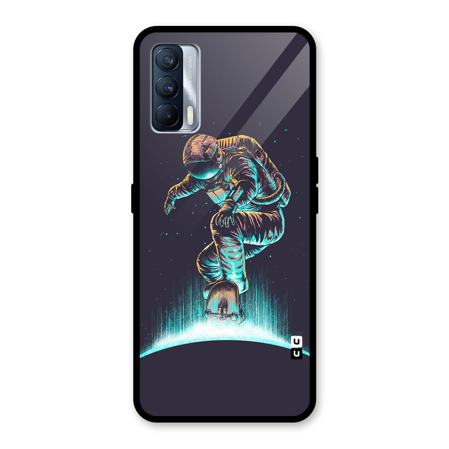 Rolling Spaceman Glass Back Case for Realme X7