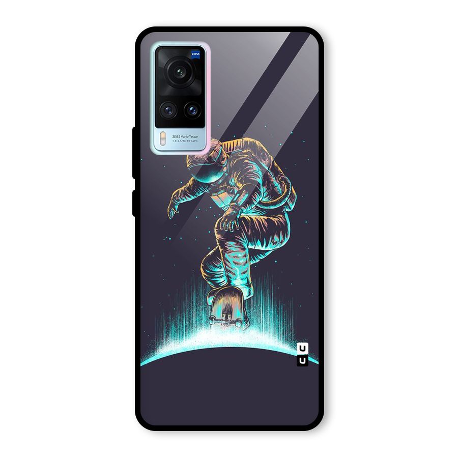 Rolling Spaceman Glass Back Case for Vivo X60
