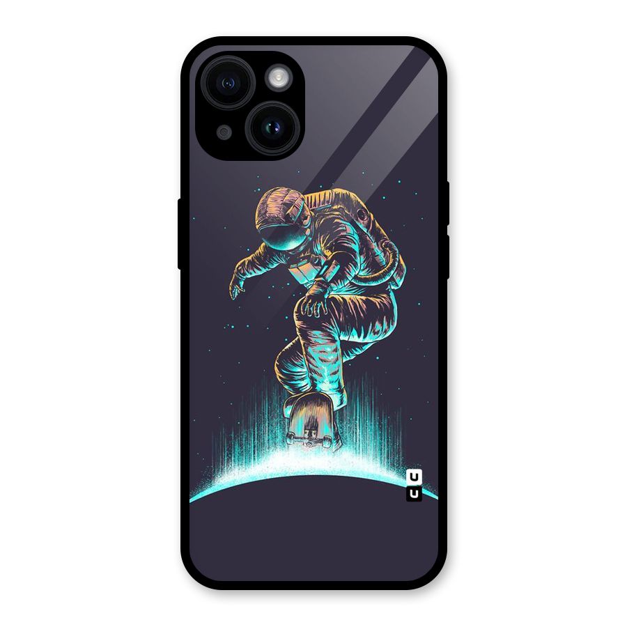 Rolling Spaceman Glass Back Case for iPhone 14