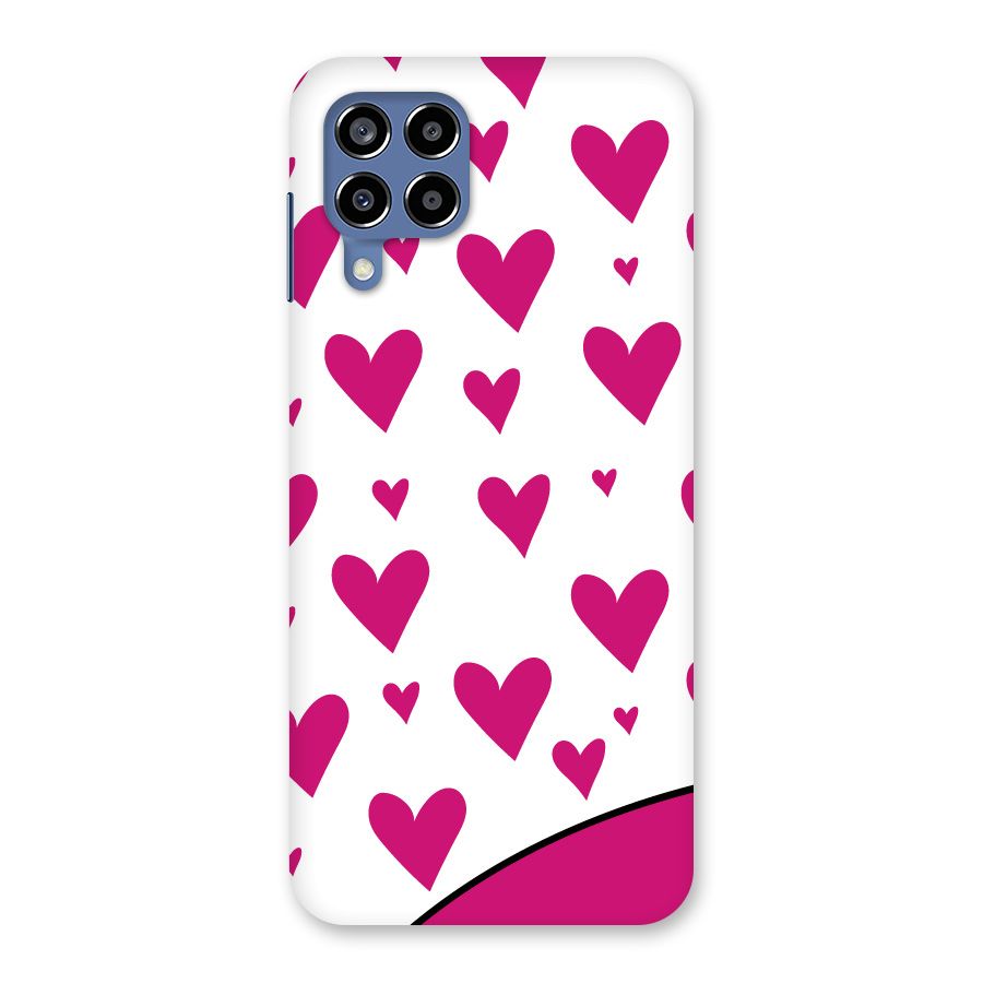Romantic Couples with Hearts Back Case for Galaxy M53 5G