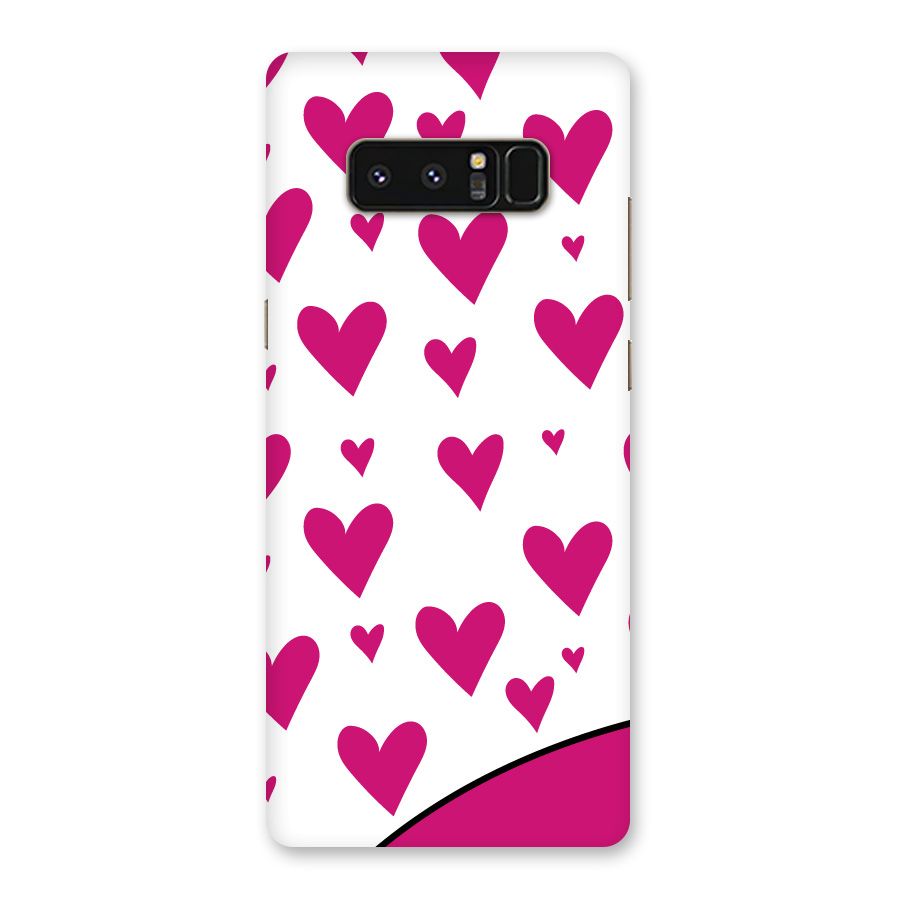 Romantic Couples with Hearts Back Case for Galaxy Note 8