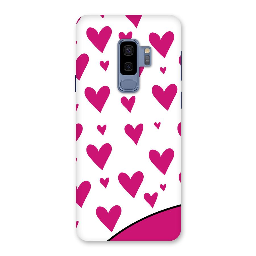 Romantic Couples with Hearts Back Case for Galaxy S9 Plus