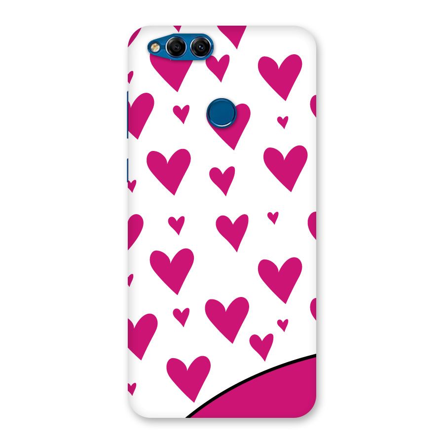 Romantic Couples with Hearts Back Case for Honor 7X