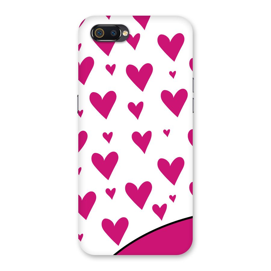 Romantic Couples with Hearts Back Case for Realme C2