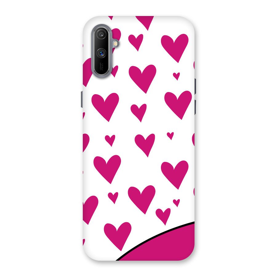 Romantic Couples with Hearts Back Case for Realme C3
