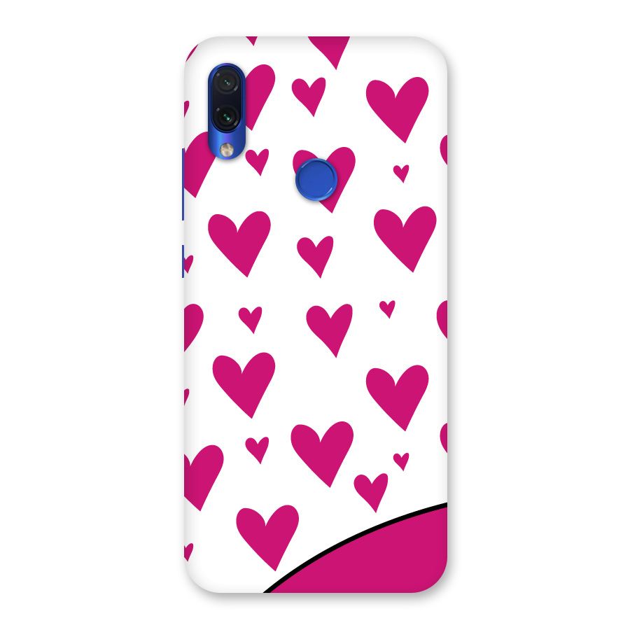 Romantic Couples with Hearts Back Case for Redmi Note 7