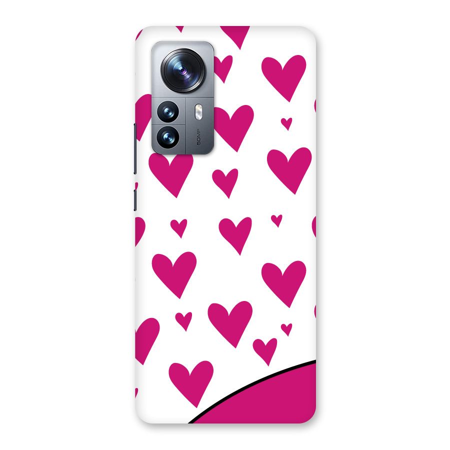 Romantic Couples with Hearts Back Case for Xiaomi 12 Pro
