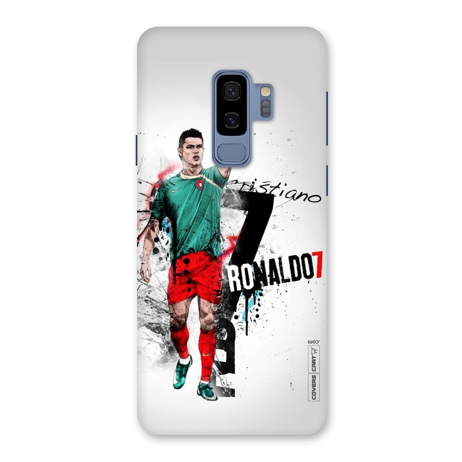 Ronaldo In Portugal Jersey Back Case for Galaxy S9 Plus