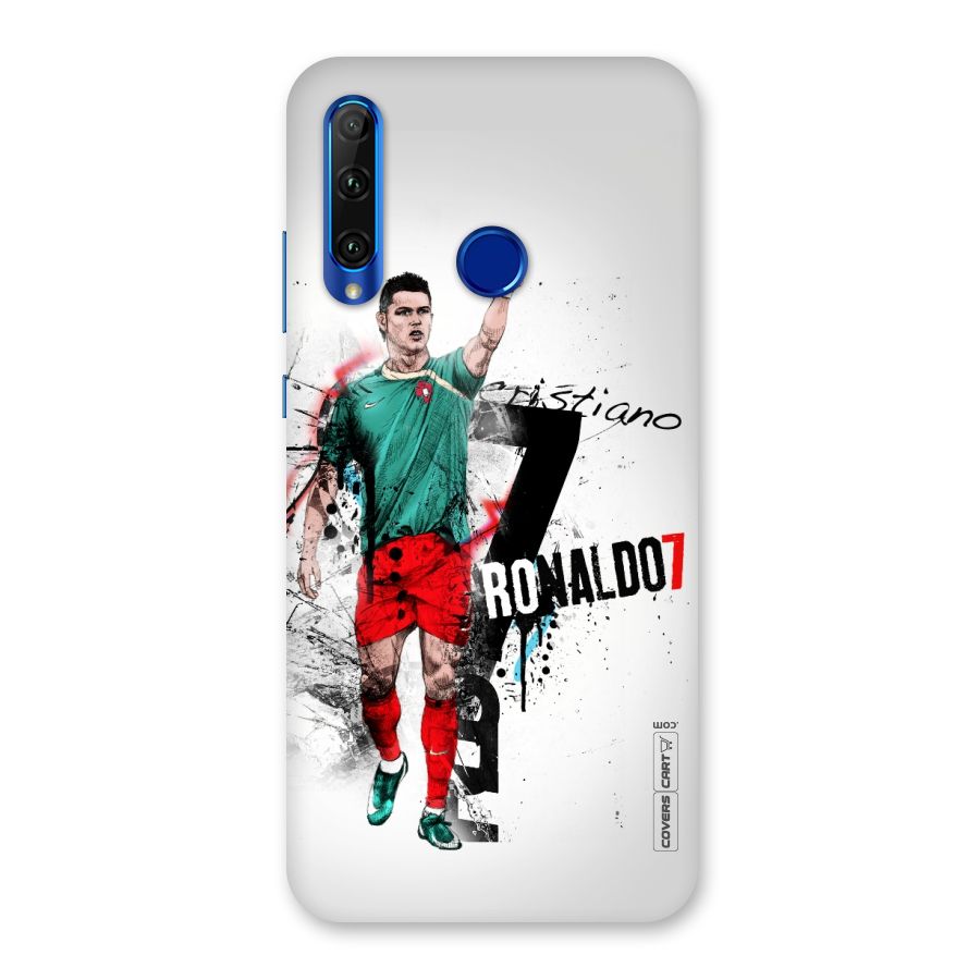 Ronaldo In Portugal Jersey Back Case for Honor 20i
