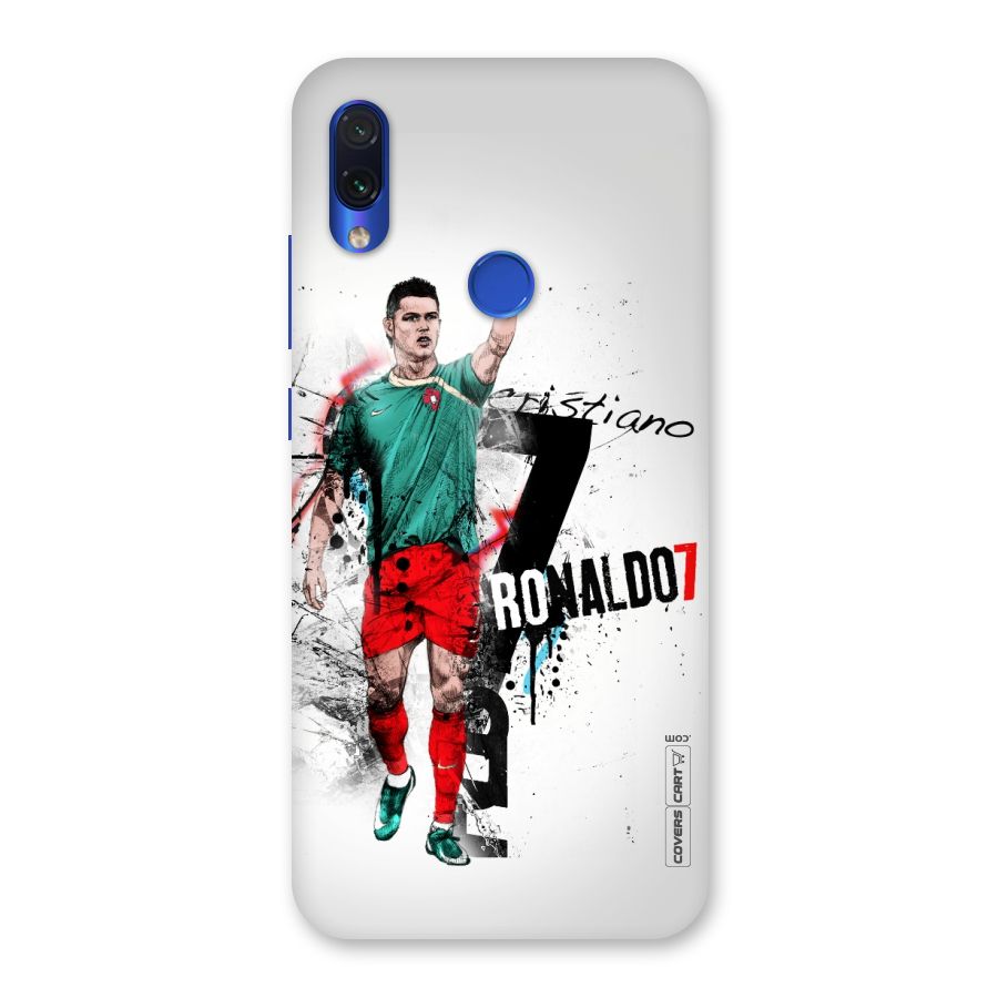 Ronaldo In Portugal Jersey Back Case for Redmi Note 7