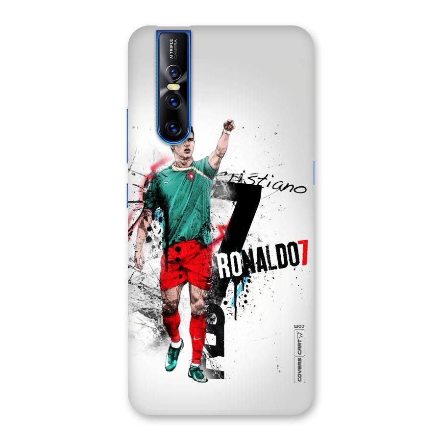 Ronaldo In Portugal Jersey Back Case for Vivo V15 Pro