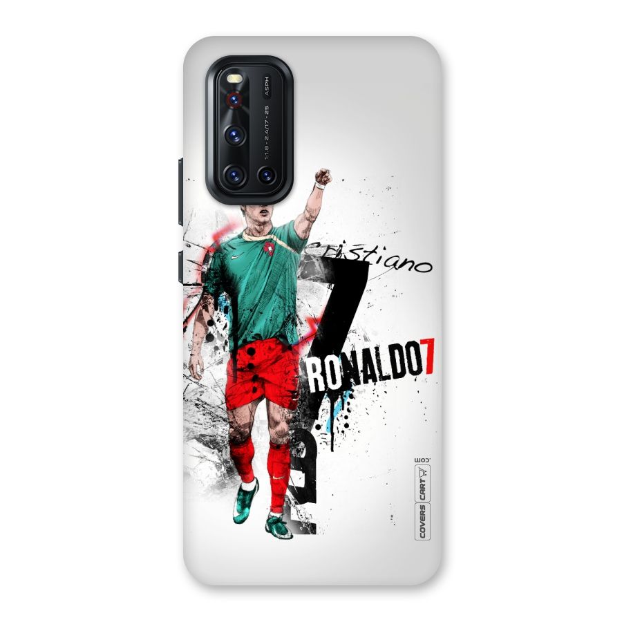 Ronaldo In Portugal Jersey Back Case for Vivo V19