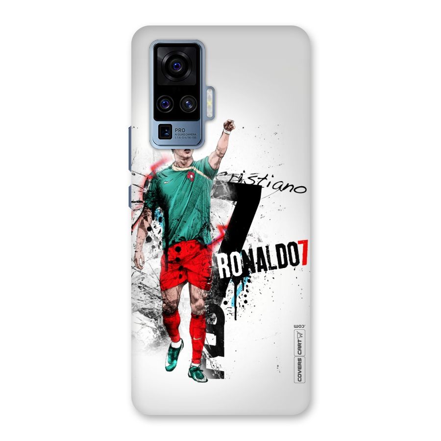 Ronaldo In Portugal Jersey Back Case for Vivo X50 Pro