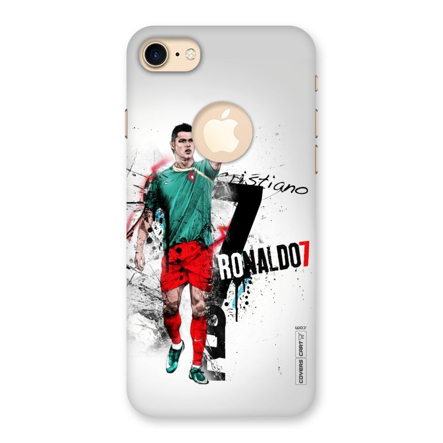Ronaldo In Portugal Jersey Back Case for iPhone 7 Logo Cut