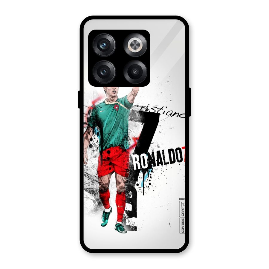 Ronaldo In Portugal Jersey Glass Back Case for OnePlus 10T