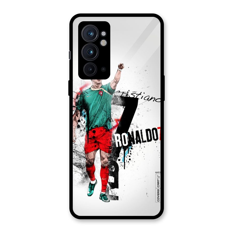 Ronaldo In Portugal Jersey Glass Back Case for OnePlus 9RT 5G