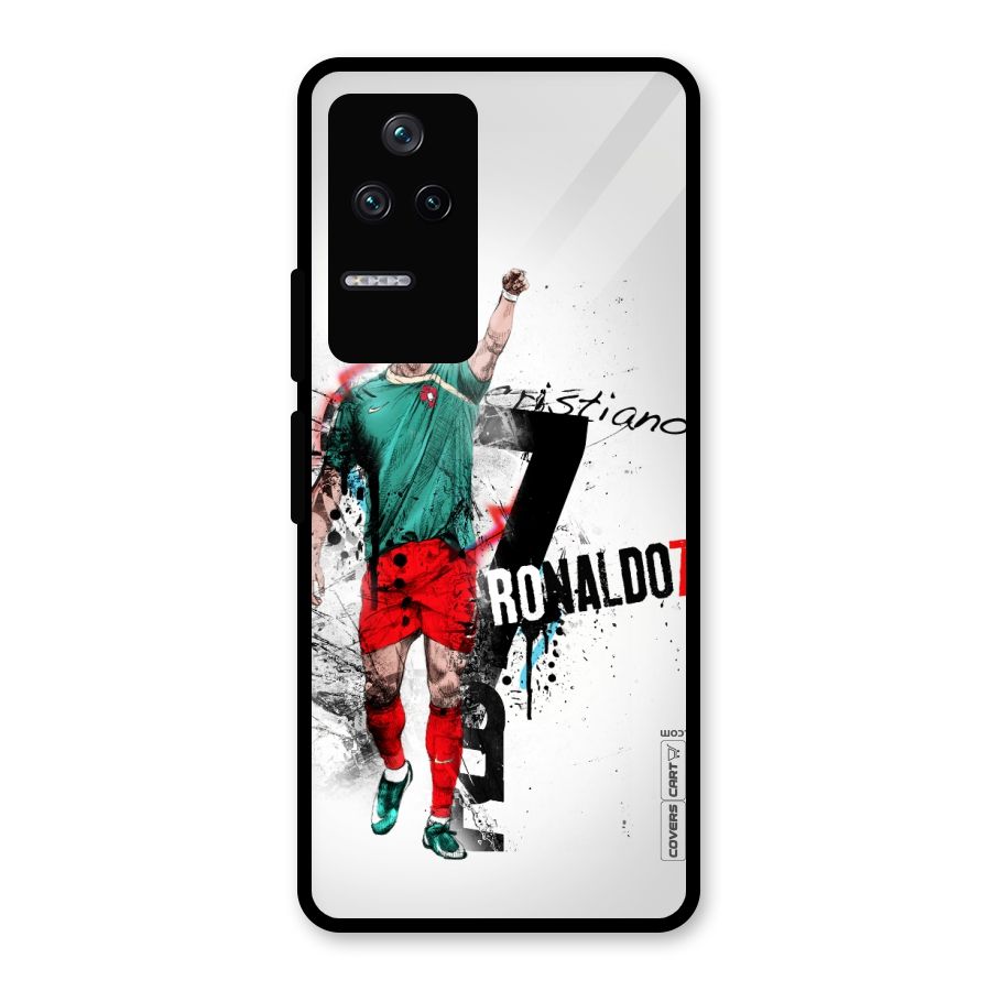 Ronaldo In Portugal Jersey Glass Back Case for Poco F4 5G
