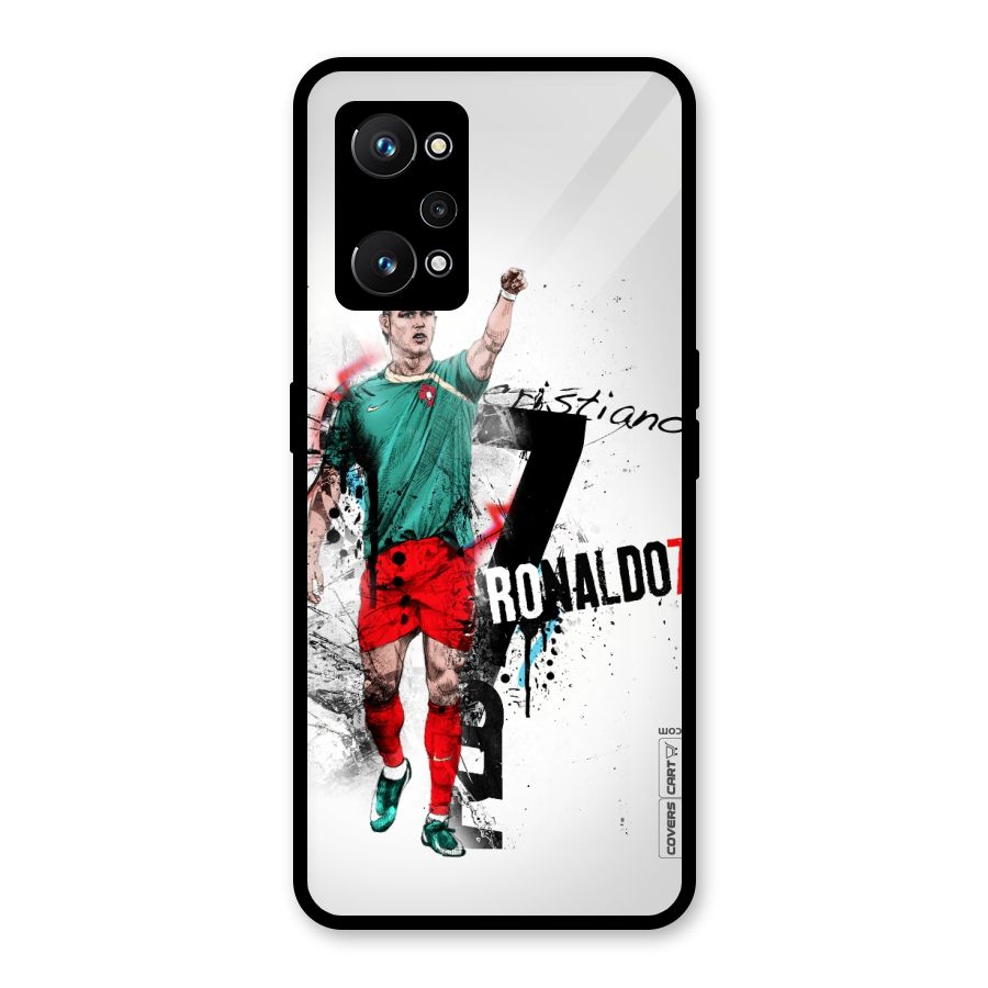 Ronaldo In Portugal Jersey Glass Back Case for Realme GT Neo 3T