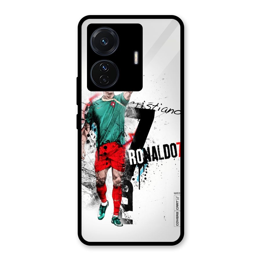 Ronaldo In Portugal Jersey Glass Back Case for Vivo T1 Pro