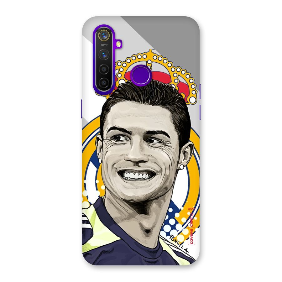 Ronaldo Madrid King Back Case for Realme 5 Pro