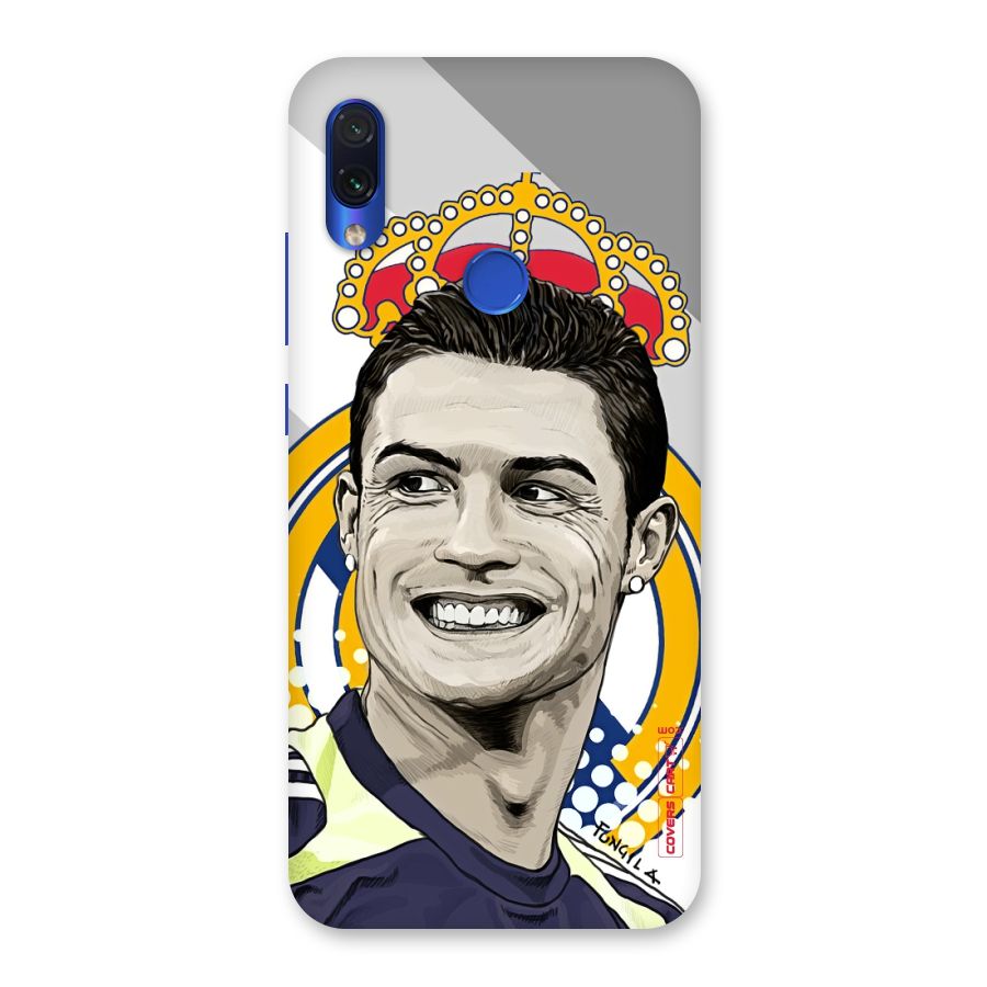 Ronaldo Madrid King Back Case for Redmi Note 7